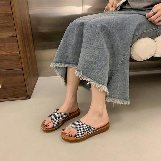サンダル レディース カワイイ フラット サンダル クロスベルトサンダル レディース 靴 歩きやすい ローヒール 美脚靴 シューズ レディース サンダル スリッパ_17