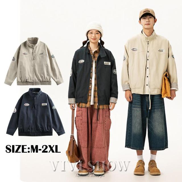 コート アウター ジャケット 中綿ジャケット レディース メンズ 男女兼用 羽織り 上着 襟付き ゆったり カジュアル