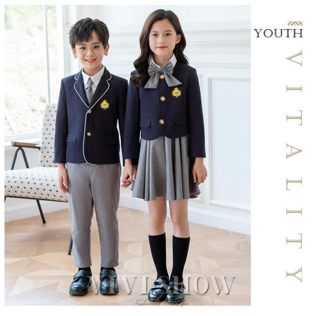 キッズ スーツ 女の子 男の子 子供スーツ 制服 セットアップ 5点セット 小学生 ジュニアスーツ お受験 発表会 卒園式 小学校 卒業式_10