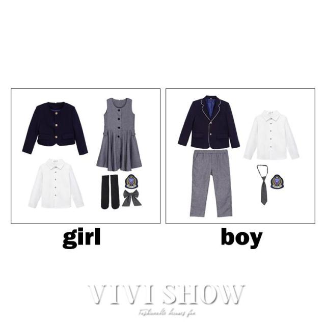 キッズ スーツ 女の子 男の子 子供スーツ 制服 セットアップ 5点セット 小学生 ジュニアスーツ お受験 発表会 卒園式 小学校 卒業式_4