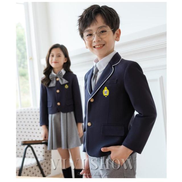 キッズ スーツ 女の子 男の子 子供スーツ 制服 セットアップ 5点セット 小学生 ジュニアスーツ お受験 発表会 卒園式 小学校 卒業式_7