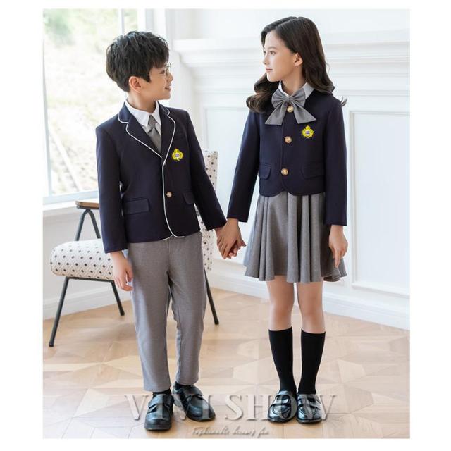 キッズ スーツ 女の子 男の子 子供スーツ 制服 セットアップ 5点セット 小学生 ジュニアスーツ お受験 発表会 卒園式 小学校 卒業式_8