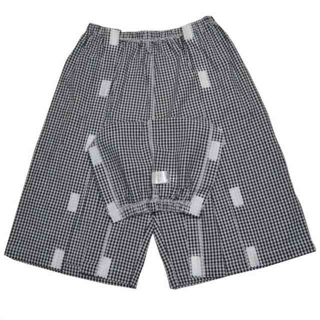 半袖パンツ 上下セットアップ 寝たきり 介護パジャマ 介護用寝間着 パジャマ ソフトケア寝まき 綿100% 介護用品　春夏用 介護用パジャマの通販は