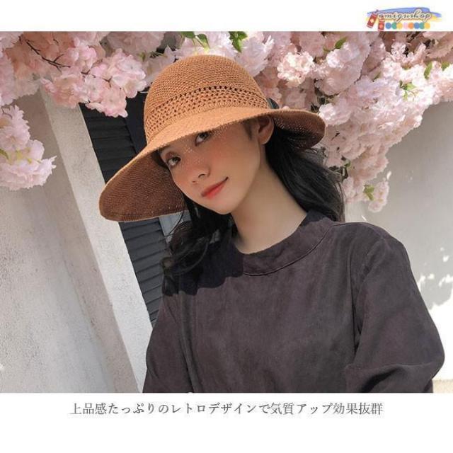 サンバイザー レディース 日よけ帽子 つば広帽子 ハット 夏 つば広ハット 帽子 折り畳み 日除け帽子 マジックテープ キャップ サンバイザー