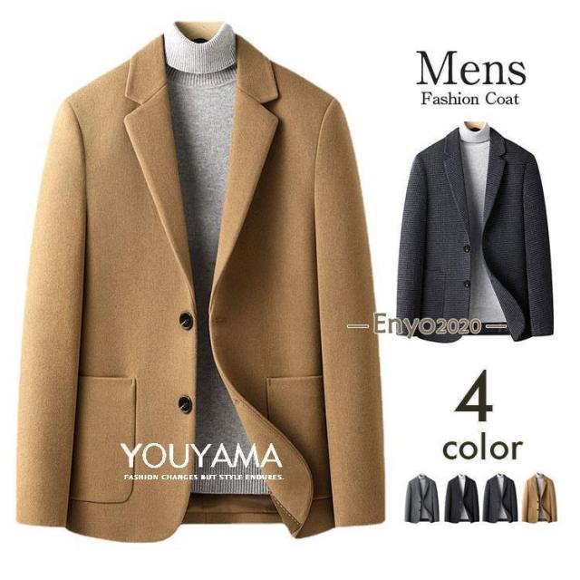メンズ ジャケットアウター 新作 ビジネス ジャンバー コート父親 紳士用 メンズトップス レジャー ゆったり 秋冬