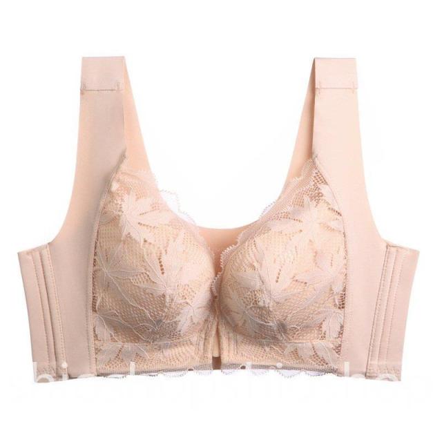 ブラジャー 小さくを見せるブラ シームレス フロントホック ノンワイヤー フルカップ 着痩せ 美胸 つけ心地 単品 脇肉 脇高 お洒落 大きいサイズ 20代30代40代