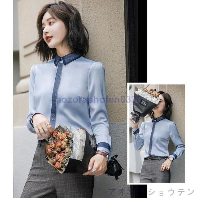レディース スーツセット パンツセットチェック柄 20代30代40代 事務服 フォーマル 細身シルエット 制服OL ビジネス 入学式 卒業式 通勤_5