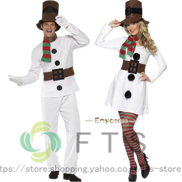 クリスマス サンタ 衣装 コスプレ new スノーマン コスチューム ペンギン コス ペア服 着ぐるみ レディース メンズ サンタ服 動物衣装 サンタクロース 仮装