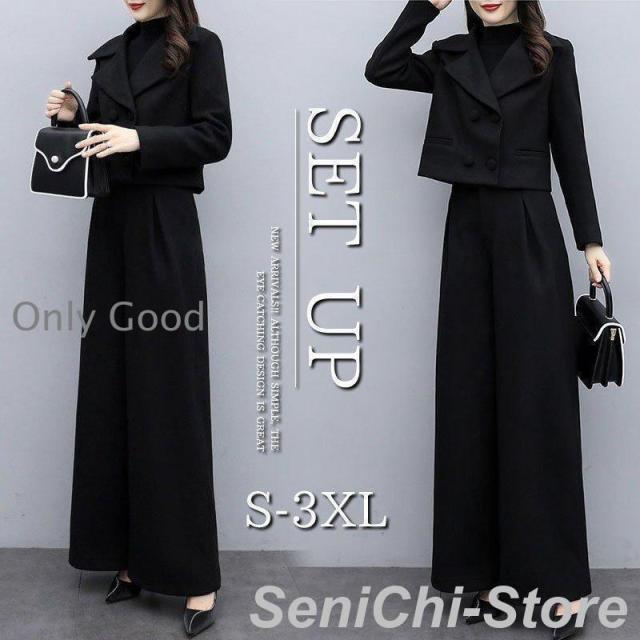 フォーマル スーツ レディース 卒業式 お宮参り 七五三 喪服 礼服 フォーマル おしゃれ セットアップ パンツスーツ ブラック