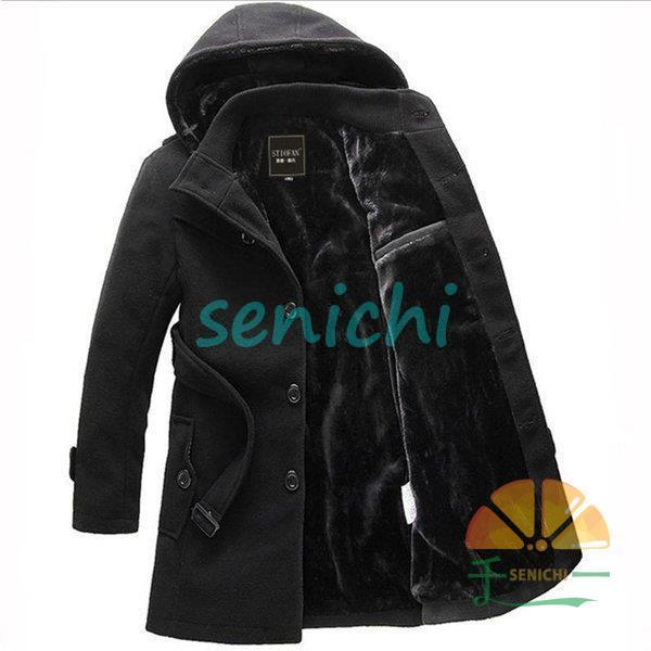 チェスターコート メンズ トレンチコート 裏起毛 裏ボア 暖か ロングコート ムートン ビジネスコート 冬