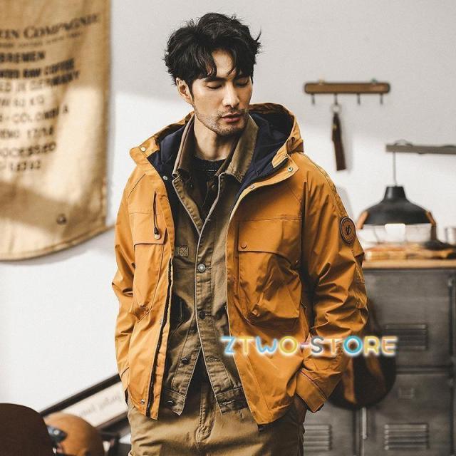 マウンテン マウンテンパーカー ジャケット アウター メンズ アウトドア 防風 撥水 ウインドブレーカー ゴルフウェア 秋冬 春秋 秋服 トレッキング 大きいサイズ