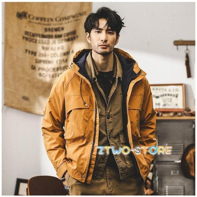 マウンテン マウンテンパーカー ジャケット アウター メンズ アウトドア 防風 撥水 ウインドブレーカー ゴルフウェア 秋冬 春秋 秋服 トレッキング 大きいサイズ