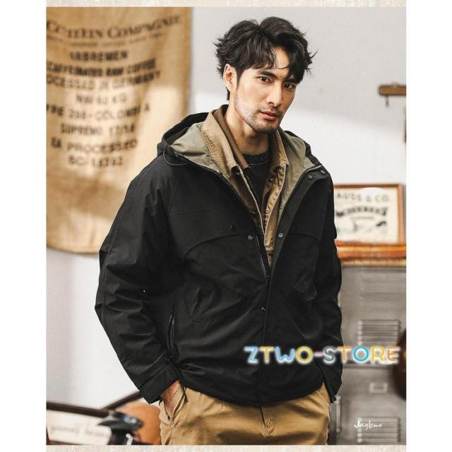 マウンテン マウンテンパーカー ジャケット アウター メンズ アウトドア 防風 撥水 ウインドブレーカー ゴルフウェア 秋冬 春秋 秋服 トレッキング 大きいサイズ