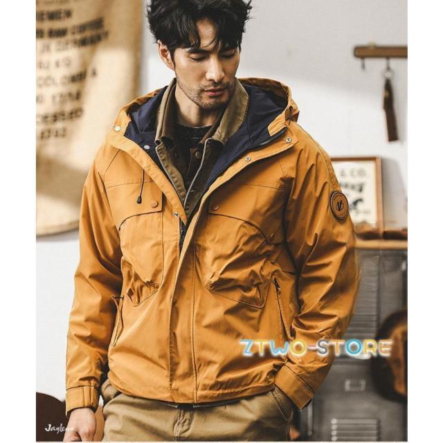 マウンテン マウンテンパーカー ジャケット アウター メンズ アウトドア 防風 撥水 ウインドブレーカー ゴルフウェア 秋冬 春秋 秋服 トレッキング 大きいサイズ