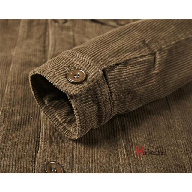 ボアブルゾン メンズ コーデュロイ ジャケット 裏ボア ミリタリージャケット N1 防寒 裏起毛 冬服 秋冬 厚手 アウター