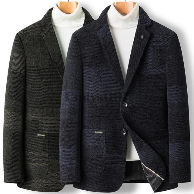 メンズ ブレザー テーラードジャケット スーツジャケット ビジネスジャケット カジュアル ジャケット 秋冬