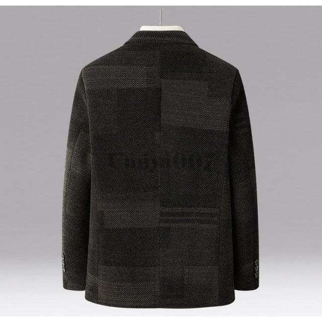 メンズ ブレザー テーラードジャケット スーツジャケット ビジネスジャケット カジュアル ジャケット 秋冬