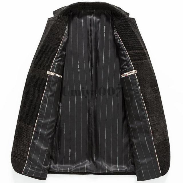 メンズ ブレザー テーラードジャケット スーツジャケット ビジネスジャケット カジュアル ジャケット 秋冬