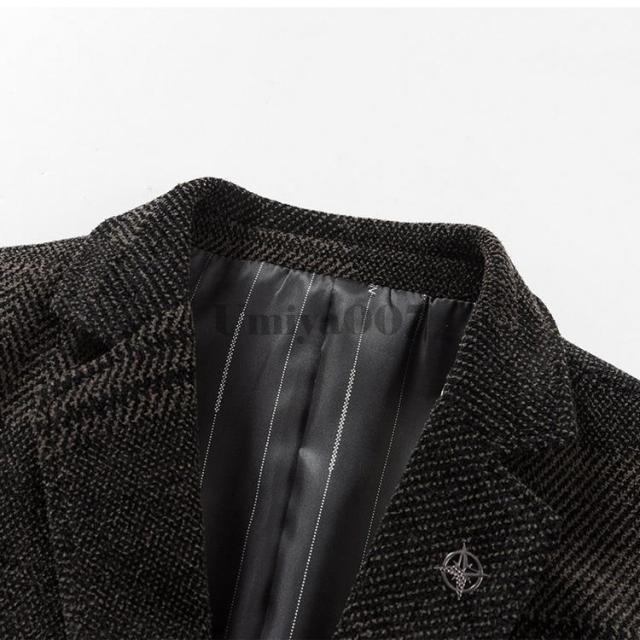 メンズ ブレザー テーラードジャケット スーツジャケット ビジネスジャケット カジュアル ジャケット 秋冬