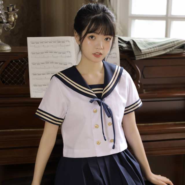 コスチューム 紺/白 レディース 6サイズ スクール 女子高生 制服 JK 中学生 かわいい 女性 ドレス 学生服 大人用 カワイイ 可愛い  プレの通販はau PAY マーケット - Joli Paris Mates | au PAY マーケット－通販サイト