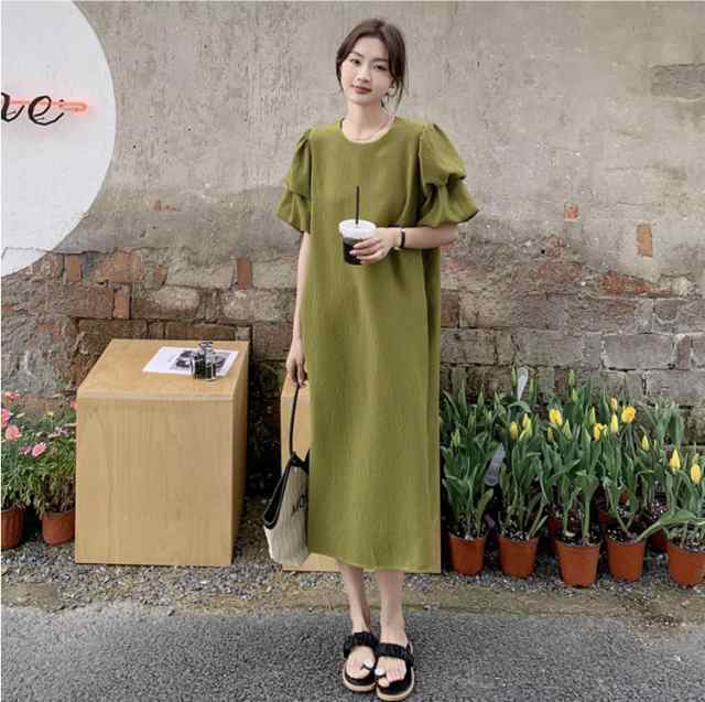 ワンピース レディース ワンピドレス シャツワンピース フレアワンピース ロジスワンピ 送料無料 個性的 春服 夏服 ミモレ ロング 袖ありの通販はロング・マキシ丈