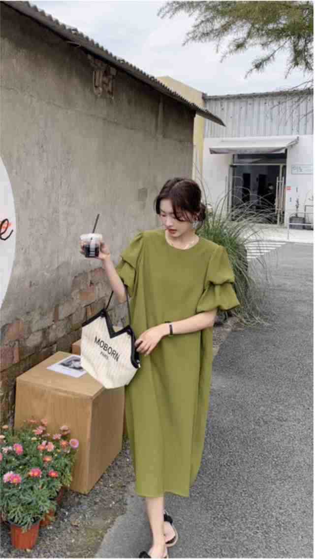 ワンピース レディース ワンピドレス シャツワンピース フレアワンピース ロジスワンピ 送料無料 個性的 春服 夏服 ミモレ ロング 袖ありの通販は