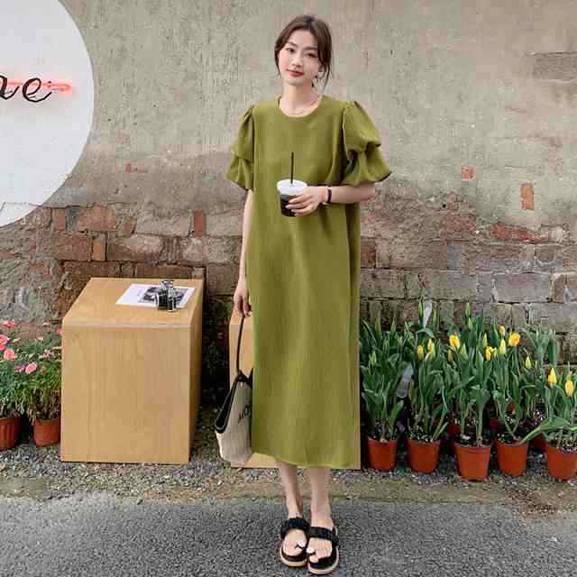 ワンピース レディース ワンピドレス シャツワンピース フレアワンピース ロジスワンピ 送料無料 個性的 春服 夏服 ミモレ ロング 袖ありの通販は