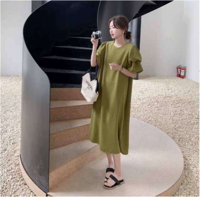 ワンピース レディース ワンピドレス シャツワンピース フレアワンピース ロジスワンピ 送料無料 個性的 春服 夏服 ミモレ ロング 袖ありの通販は