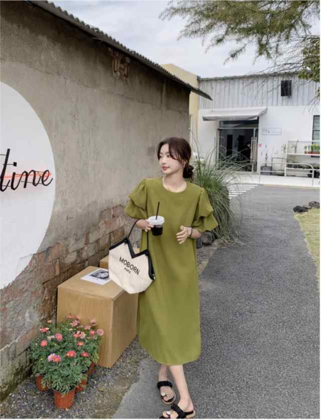 ワンピース レディース ワンピドレス シャツワンピース フレアワンピース ロジスワンピ 送料無料 個性的 春服 夏服 ミモレ ロング 袖ありの通販は