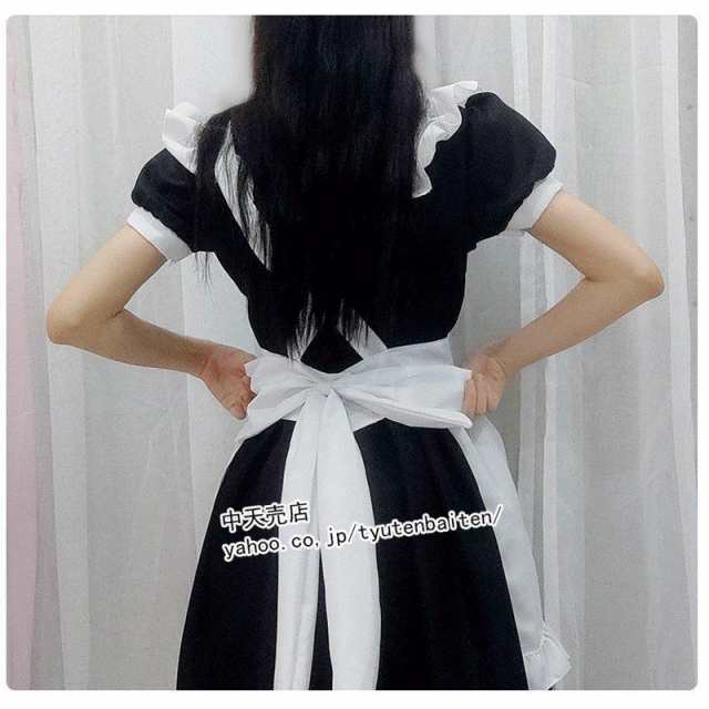 ワンピース 可愛い メイド服 4点セット メイド エプロン ワンピース 可愛い メイド服 4点セット メイド エプロン