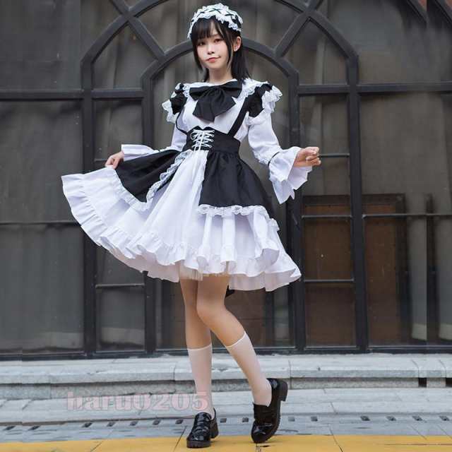 軍服 ワンピース むさくるしい ロリータ コスプレ レディース 衣装 グレー Mサイズ