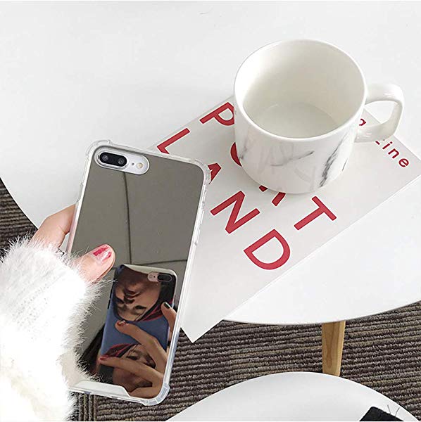 For Iphone 6s ケース 可愛い 女 おしゃれ シンプル ミラー 鏡面デザイン 強化ガラス 全面クリア Tpuバンパー アイフォン 6 携帯 の通販はau Pay マーケット ロールショップ