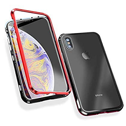 スマホ Iphone Xs Max ケース マグネット 金属ケース 超薄型 超軽量 背面クリア 全面保護スマホケース レンズ保護 衝撃防止 の通販はau Pay マーケット ロールショップ