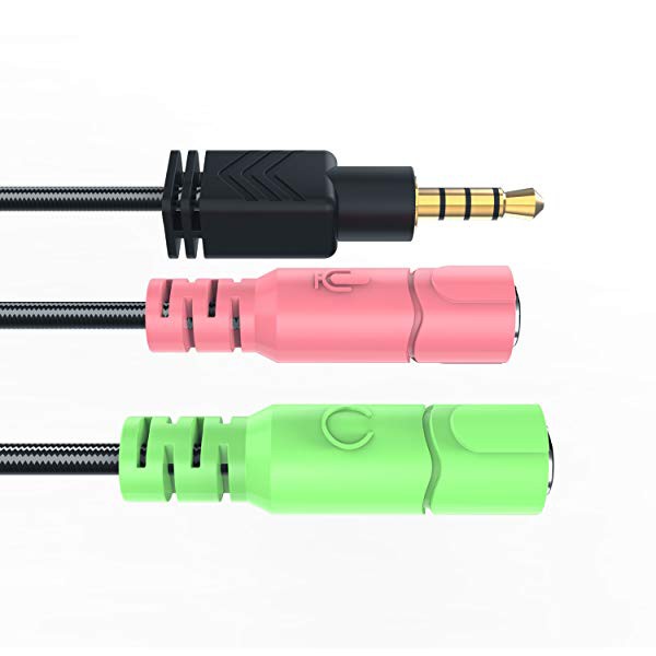 イヤホンマイク変更用ジャックコネクタaudio Cable ステレオミニ3極2メス4極オス 1ｍ Iphone使用不可 送料無料の通販はau Pay マーケット Nogistic