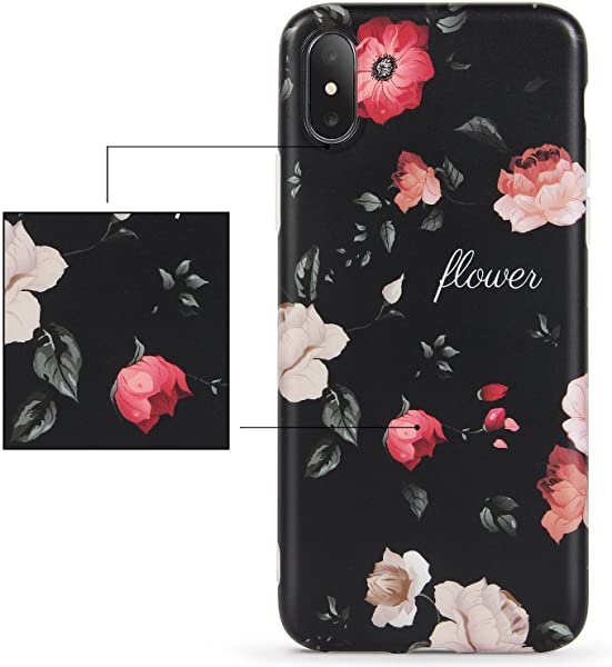 Iphone X ケース かわいい おしゃれ 花柄 薔薇 衝撃 ソフト ブランド Tpu 人気 アイフォンxケース の通販はau Pay マーケット Nogistic