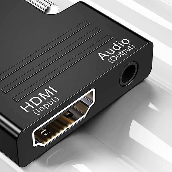 HDMI to VGA 変換 アダプタ 3.5mm 電源不要 音声出力対応 D-Sub15ピン 送料無料の通販はau PAY マーケット -  Kaga.Lab au PAY マーケット店