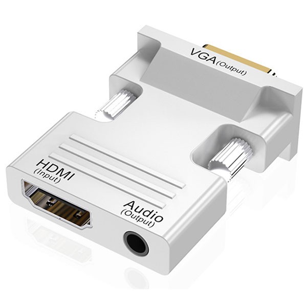 HDMI to VGA 変換 アダプタ 3.5mm 電源不要 音声出力対応 D-Sub15ピン 送料無料の通販はau PAY マーケット -  Kaga.Lab au PAY マーケット店