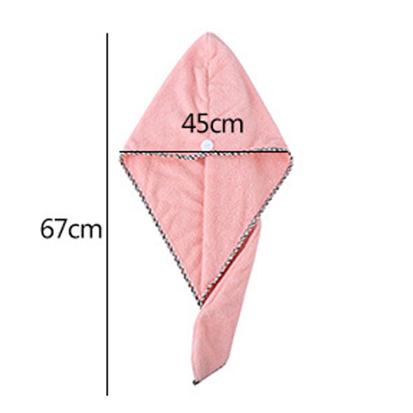 ヘアキャップ タオル キャップ 吸水 ボタン ターバン 速乾 携帯 ドライタオル 送料無料の通販はau Pay マーケット ロールショップ