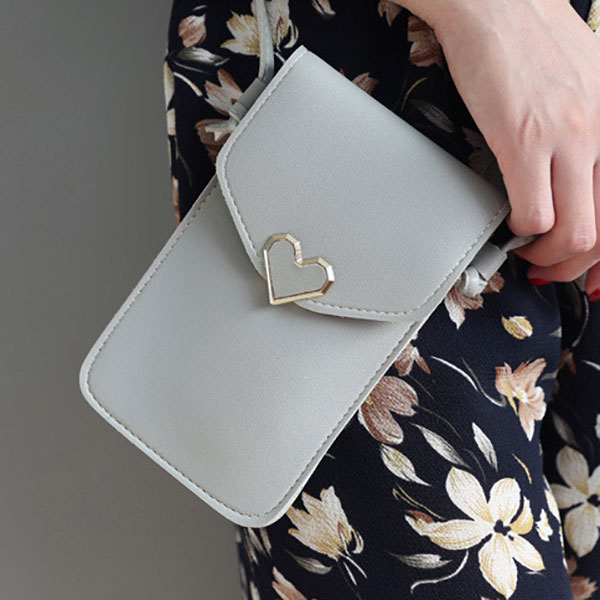 スマホ ポシェット 軽量 縦型 ショルダー 軽い 小さめ 斜めがけ スマホケ ス グレー 送料無料の通販はau Pay マーケット ロールショップ