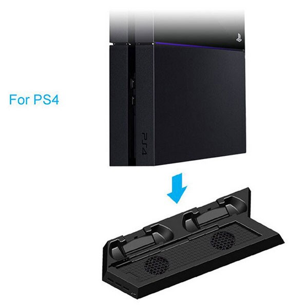 Ps4 Playstation スリム 両用 縦置きスタンド 同時充電可 冷却ファン