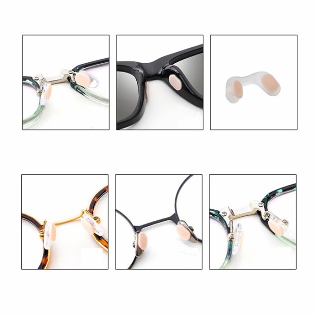 眼鏡 鼻パッド スポンジ 跡がつかない メガネ跡 対策 やわらかい シール 4ペアセットの通販はau Pay マーケット Nogistic