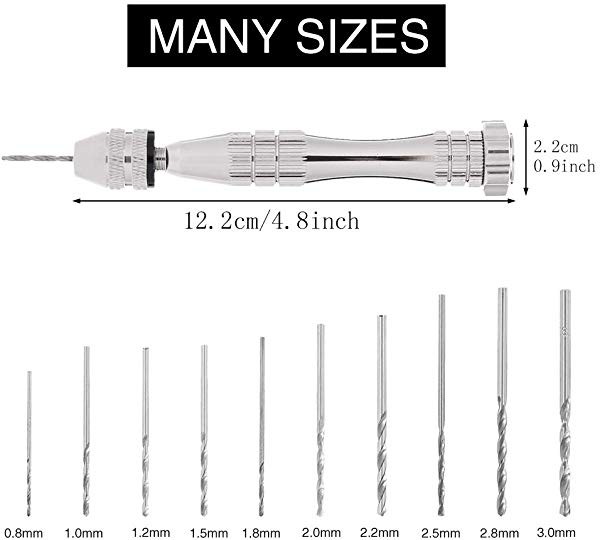 ハンドドリル 穴あけ ピンバイス ドリル刃 穴あけツール 小型 精密 DIY工具 手動ドリル騒音なし 電源不要 精密 木工ステンレス  ...の通販はau PAY マーケット - Kaga.Lab au PAY マーケット店