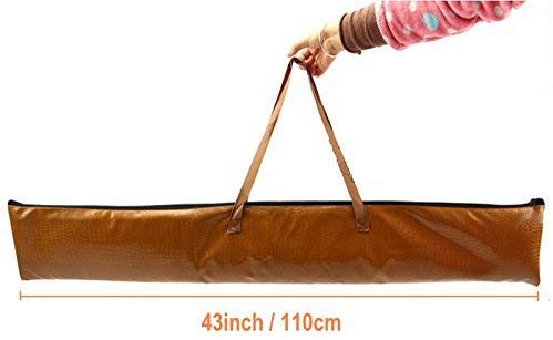 ユニセックス レザー製刀袋剣袋竹刀模造刀日本刀木刀防具袋剣道収納保護持ち運び ブラウン ブラウン の通販はau Pay マーケット Kaga Lab Au Pay マーケット店