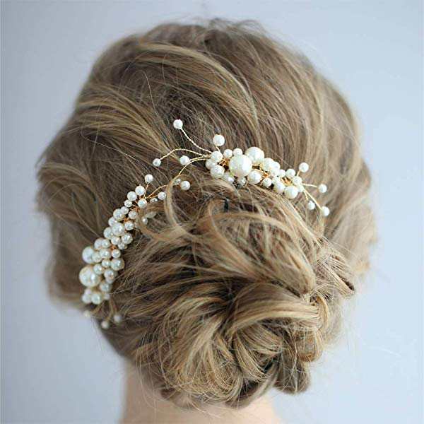 パール 髪飾り パール コーム ヘッドドレス ウェディング ヘアコーム パール ヘアアクセサリー フォーマル 結婚式 披 2点セットの通販はau Pay マーケット Kaga Lab Au Pay マーケット店