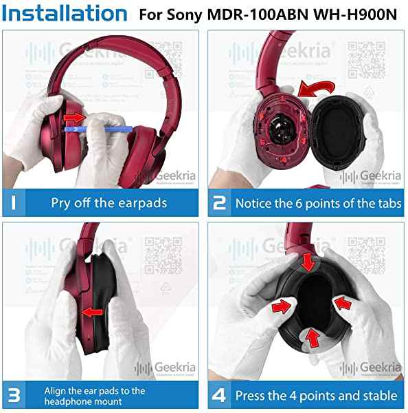 イヤーパッド Sony Mdr 100abn Wh H900nヘッドセット 対応交換用 ヘッドホンパッド イヤークッション互換品の通販はau Pay マーケット Lavett