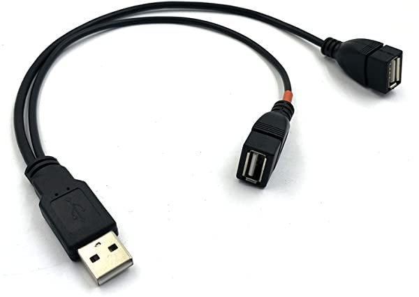 USB 2.0 二股ケーブル、30cm USB 2.0 A (オス - メスx 2) Y字2分岐ケーブル 2 in 1 USB  データ転送と充電+充電専用で Y字ケーブ ...の通販はau PAY マーケット - Kaga.Lab au PAY マーケット店