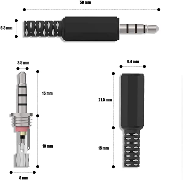 10個セット 3.5mmステレオ4極ミニプラグコネクタ 自作用はんだタイプ ヘッドホン/イヤホンケーブル断線修理交換用コネクタ マイ ...の通販はau PAY マーケット - Kaga.Lab au PAY マーケット店 10個セット 3.5mmステレオ4極ミニプラグコネクタ 自作用はんだタイプ ヘッドホン/イヤホンケーブル断線修理交換用コネクタ マイ ...の通販はau PAY マーケット - Kaga.Lab au PAY マーケット店