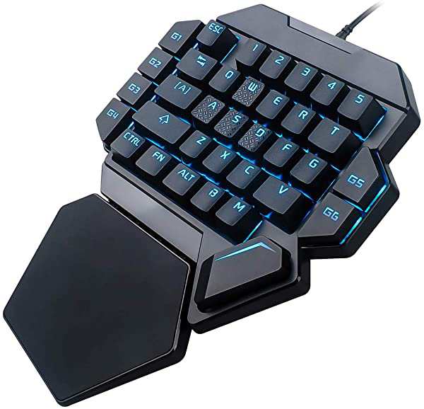 Amazon.co.jp: buruberi ゲーミングキーボード 片手キーボード