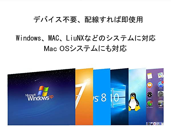 KVM切替器 8入力1出力 HDMIモニター 4K30HZ 給電不要 デバイス不要 Mac