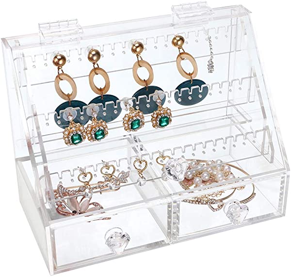 ピアスケース 多機能 アクリル ピアス収納スタンド クリア オシャレ ジュエリーケース アクセサリー 収納 ピアス イヤリング 収 の通販はau Pay マーケット Kaga Lab Au Pay マーケット店